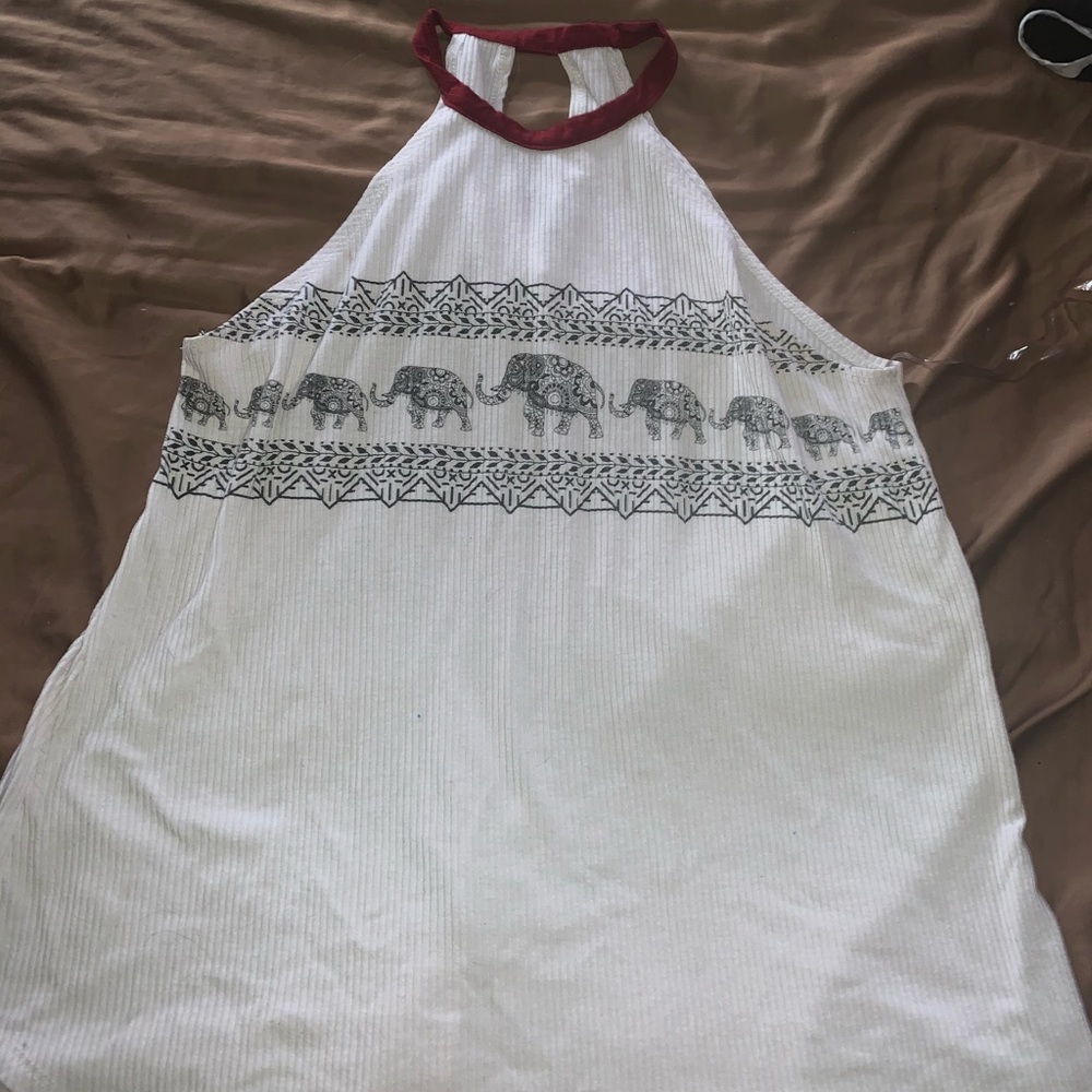 Charlotte Russe sleeveless, high neck tank top.